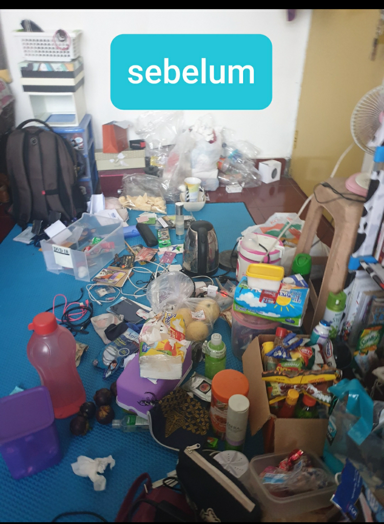 Mempraktekan beberes ala marie kondo