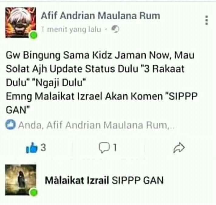 Deretan Pertanyaan dan Pernyataan Absurd Facebookers! Bikin Kesal dan Tertawa Lebar!