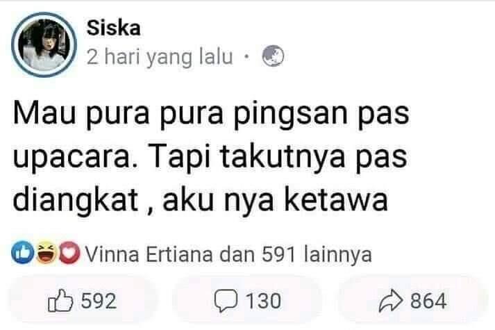 Deretan Pertanyaan dan Pernyataan Absurd Facebookers! Bikin Kesal dan Tertawa Lebar!