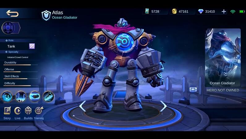 ATLAS, Hero Baru di Mobile Legends