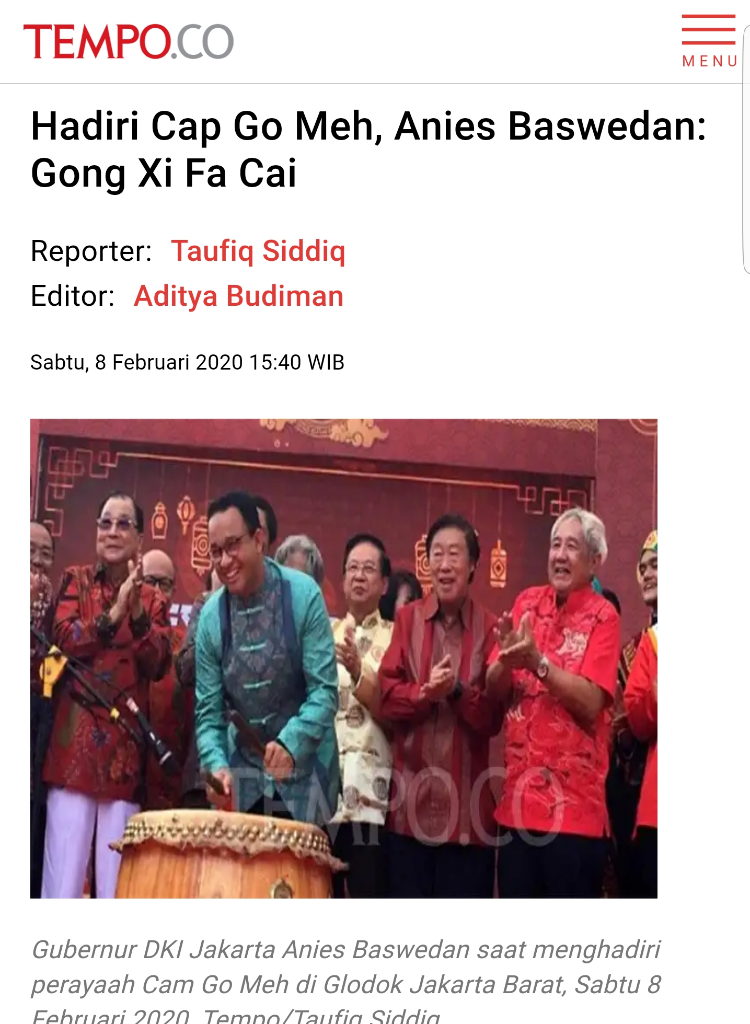 Anies Ngaku Kerahkan Intelijennya dan Cari Data TKA China Sejak Januari 2020