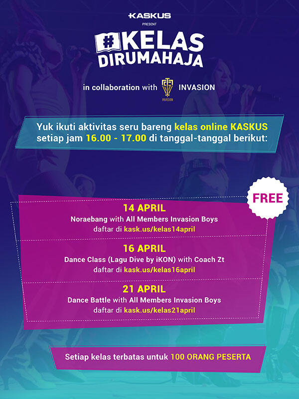 Yuk Ikut Dance Class Lagu Wannabe by ITZY Bareng “INVASION” Di #Kelasdirumahaja!