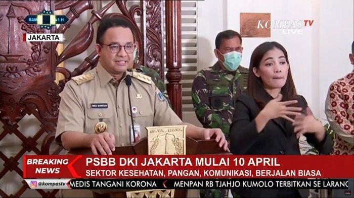 BREAKING NEWS: Anies Baswedan Resmi Umumkan PSBB Berlaku Mulai Jumat 10 April