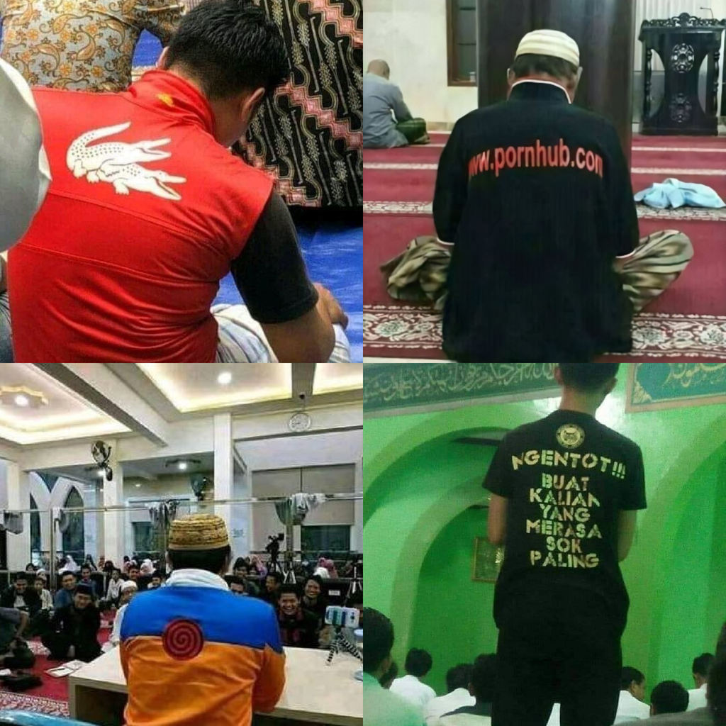 10 Pakaian Orang-Orang Ini Ketika Sholat, Malah Bikin Gagal Khusyuk Sholat Kita