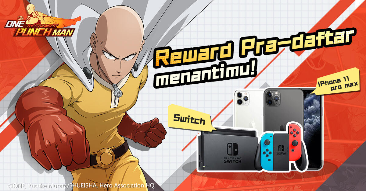 ONE PUNCH MAN Mobile Game Lisensi Resmi, Pra-daftar Sedang Berlangsung