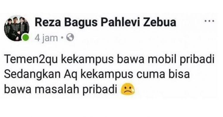 Status Facebook Super Konyol dan Gokil, Itu Donat Mirip Bentuk Apa Ya?
