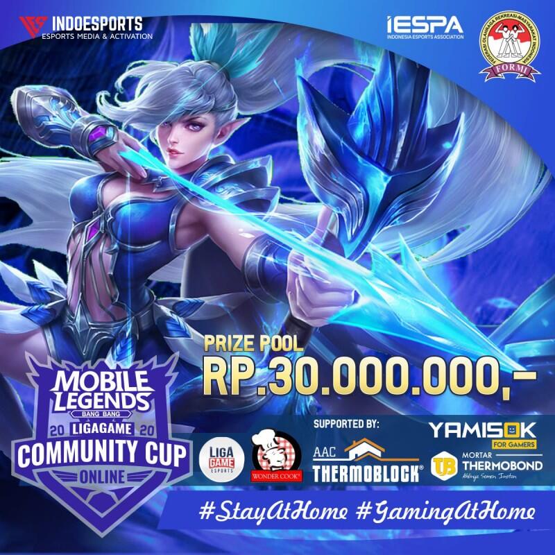 Turnamen Mobile Legends Liga Game Community Cup Online 2020