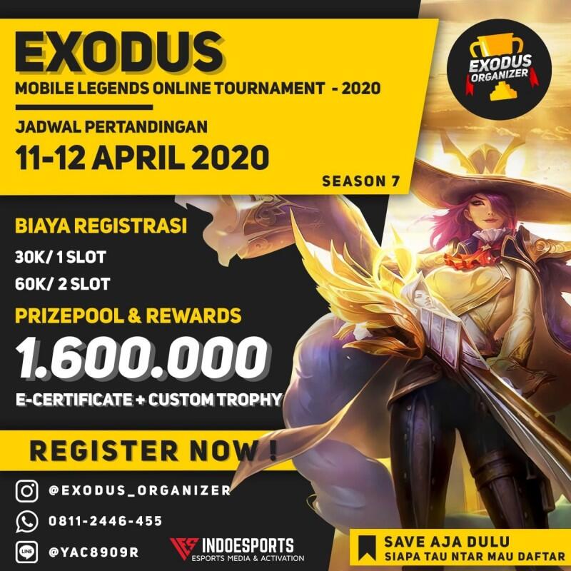 Turnamen Mobile Legends Online Tournament - Exodus Season 7