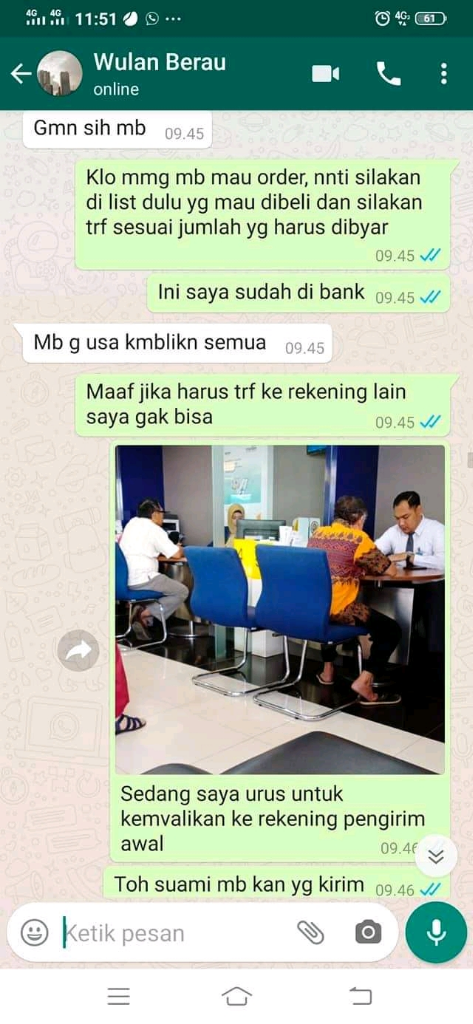 Hati-hati Untuk Olshop, Modus Penipu Meminta Buku Rekening