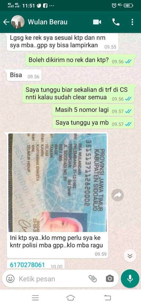 Hati-hati Untuk Olshop, Modus Penipu Meminta Buku Rekening