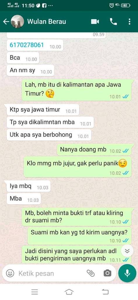 Hati-hati Untuk Olshop, Modus Penipu Meminta Buku Rekening
