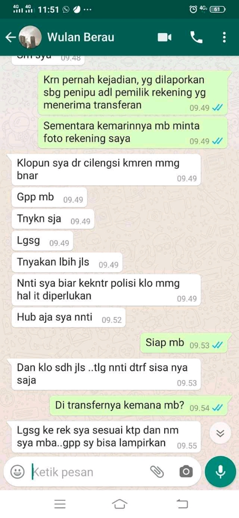 Hati-hati Untuk Olshop, Modus Penipu Meminta Buku Rekening