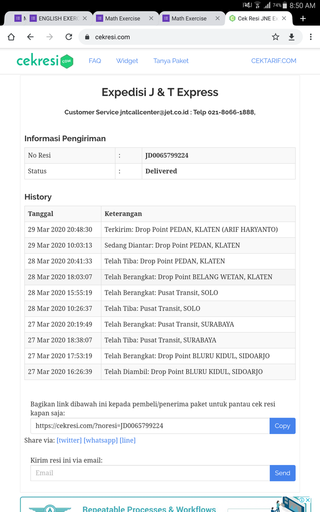 Refund Bukalapak tidak sesuai nilai barang