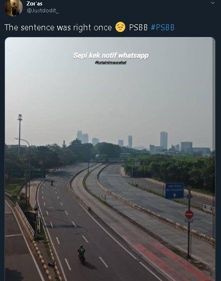 Begini Suasana Hari Pertama PSBB Jakarta, Publik: Siapin Kaki dan Dompet