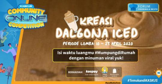 &#91;COC_Cooking2020&#93; Dalgona Iced Coffe Ala Masnukho, Butuh Perjuangan dan Kesabaran!