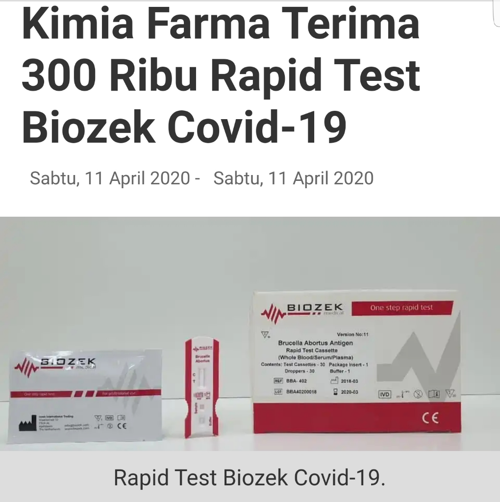 Update Rapid Test Corona di Jakarta: 35.769 Warga Diperiksa, 1.065 Positif