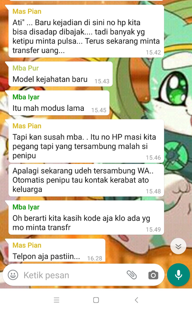 Hati-hati Buat Semua! Model Penipuan Baru, Menyadap WhatsApp.