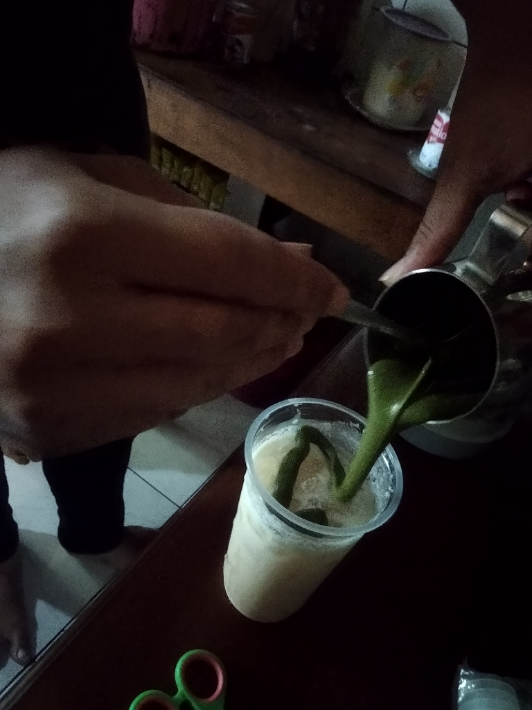 &#91;CoC_Cooking2020&#93; Dalgona Iced Matcha Ala Faridz Maulana