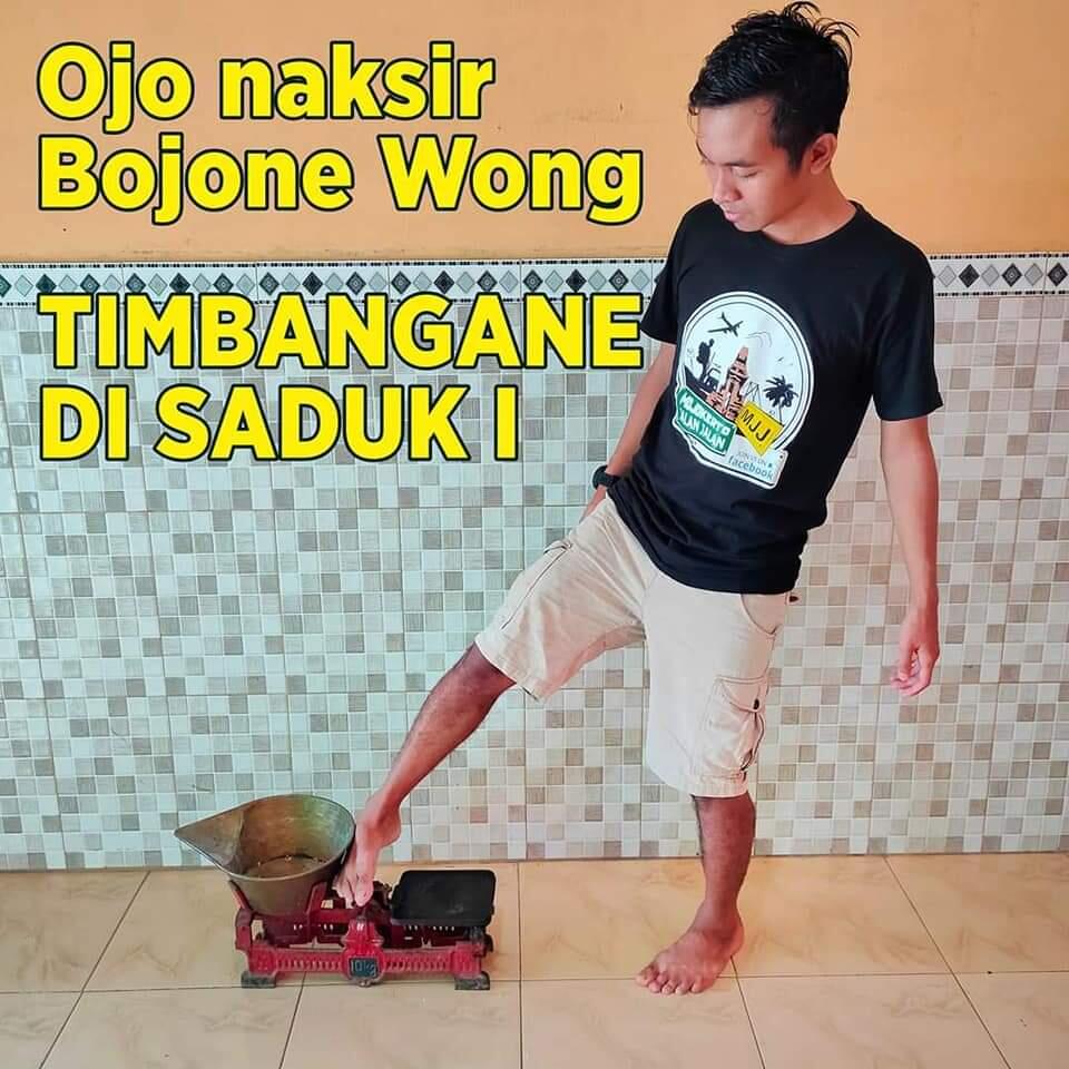 Meme Kocak Yang Sedang Viral &quot;Timbangane&quot;