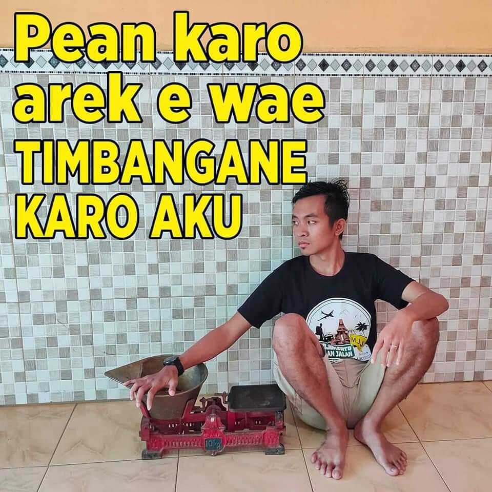 Meme Kocak Yang Sedang Viral &quot;Timbangane&quot;