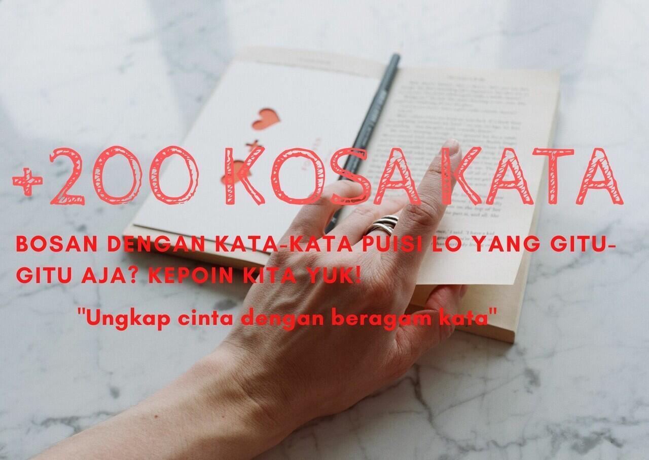 +200 Kosa Kata Diksi Agar Puisi Kamu Menarik