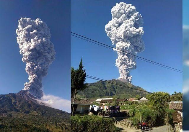 2 Gunung Erupsi, Virus Belum Usai Segeralah Merenung Indonesia Mirip Zaman Kalabendu