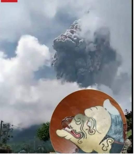 2 Gunung Erupsi, Virus Belum Usai Segeralah Merenung Indonesia Mirip Zaman Kalabendu