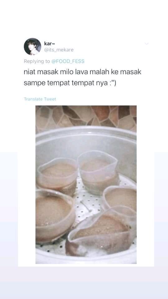 Kocak! Netizen Semangat Masak Walaupun Hasilnya Gagal dan Ambyar