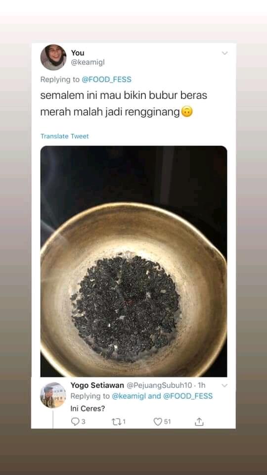 Kocak! Netizen Semangat Masak Walaupun Hasilnya Gagal dan Ambyar