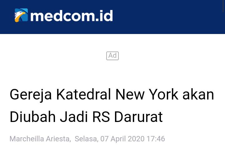 PGI Usul Gereja Kosong Buat Isolasi Pasien Covid-19