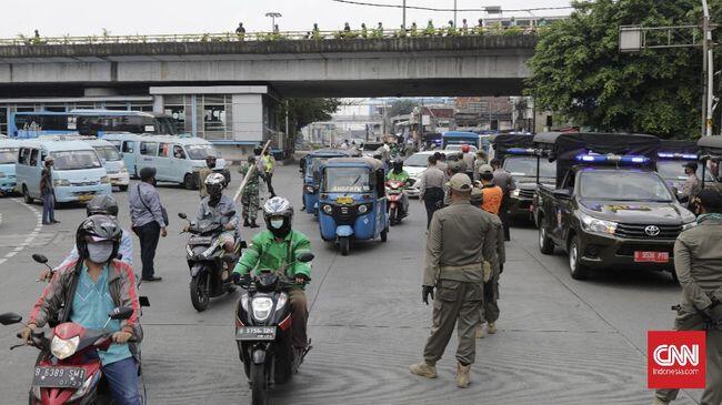 Hari Keempat PSBB, Kendaraan Masuk DKI Malah Meningkat