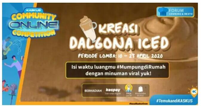 &#91;COC_COOKING 2020&#93; DALGONA COFFE Good Day Dan SKM yang Bikin Harimu Berwarna. 