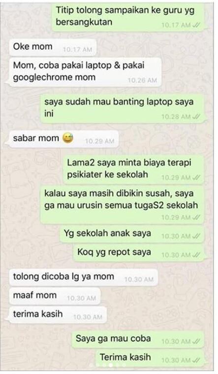 Anaknya Banyak PR, Emak-emak Ngambek! Anak Gue yang Sekolah Kenapa Gue yang Repot!