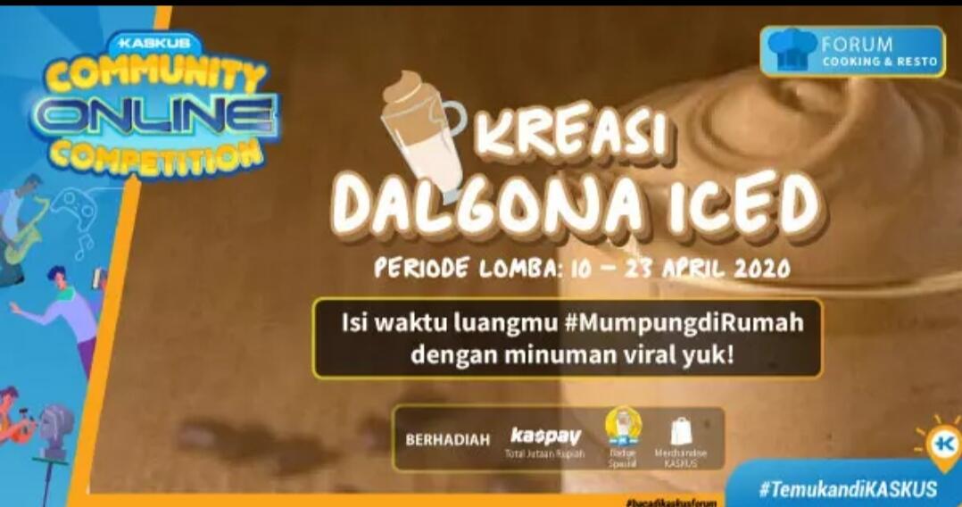 &#91;COC_Cooking2020&#93; Lembut &amp; Creamy. Kreasi 'Dalgona Iced' Simple, Tapi Bikin Nagih