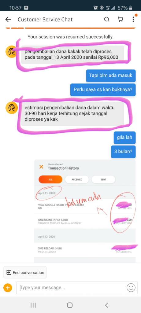 LAZADA EXPRESS INDONESIA TIDAK BERTANGGUNG JAWAB!