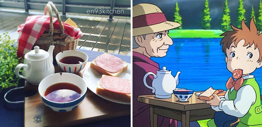 Fans Anime ini Membuat Makanan dari Film Studio Ghibli