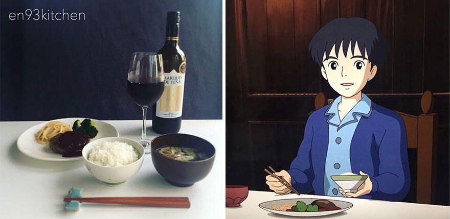 Fans Anime ini Membuat Makanan dari Film Studio Ghibli