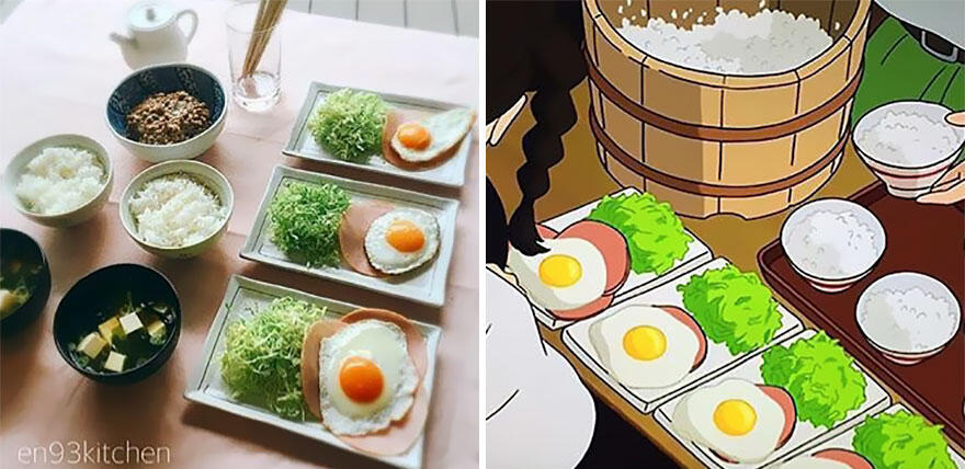 Fans Anime ini Membuat Makanan dari Film Studio Ghibli