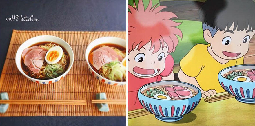 Fans Anime ini Membuat Makanan dari Film Studio Ghibli