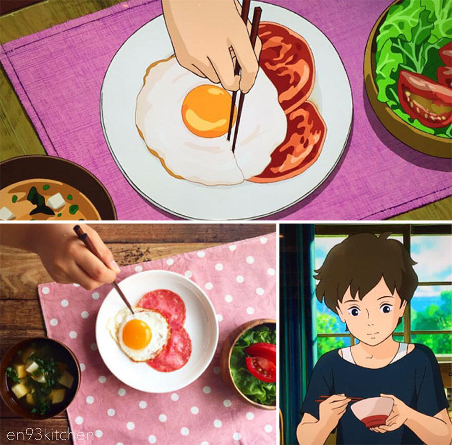 Fans Anime ini Membuat Makanan dari Film Studio Ghibli