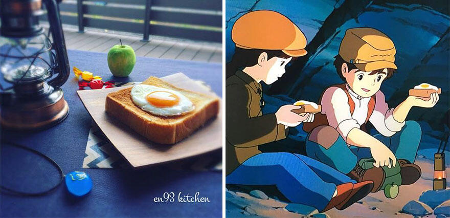 Fans Anime ini Membuat Makanan dari Film Studio Ghibli