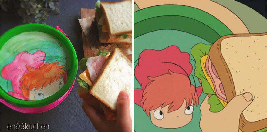 Fans Anime ini Membuat Makanan dari Film Studio Ghibli