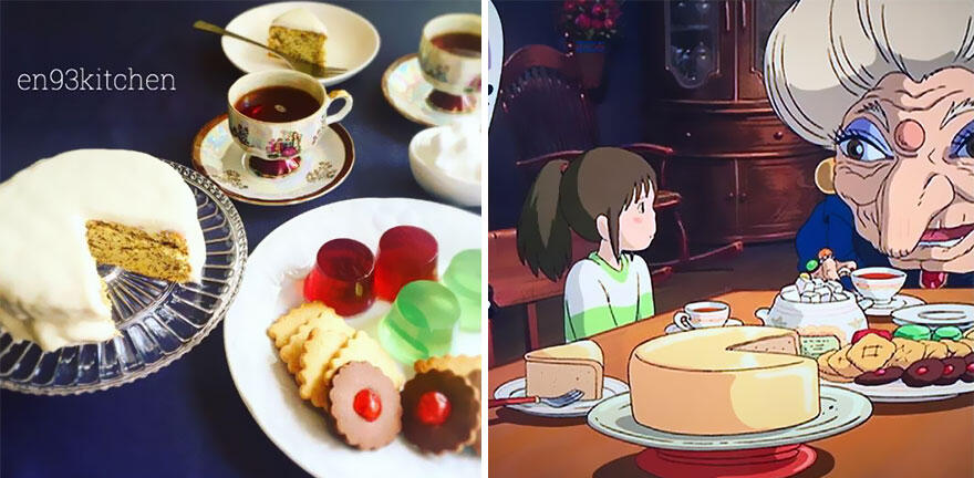 Fans Anime ini Membuat Makanan dari Film Studio Ghibli