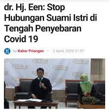 dr. Hj. Een RSUD Garut, Hubungan Suami Istri Di Stop Dulu Selama Corona