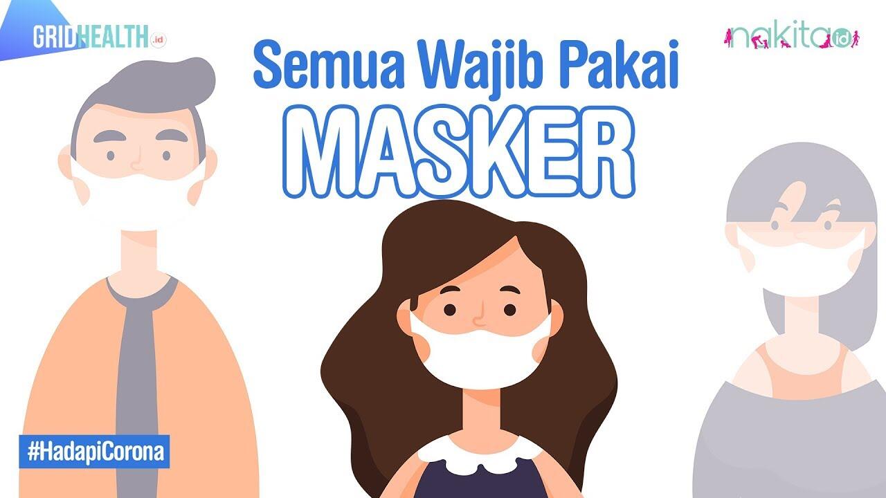 Gambar Kartun Santri Pakai Masker - Gambar Kartun Orang Pakai Masker Mulut Png | Ideku Unik ...