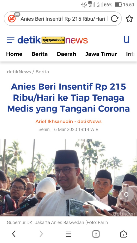 Tenaga Medis Corona di Jabar Akan Dapat Insentif Rp600 Ribu