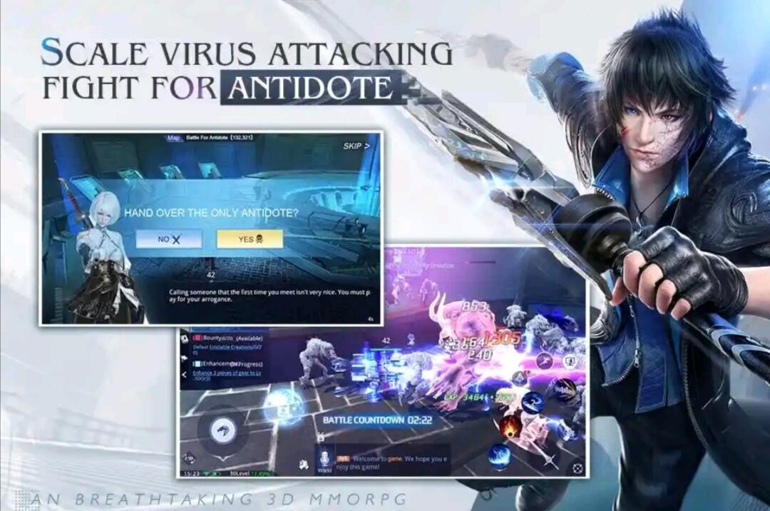 MMORPG Futuristik Untuk Hp Kentang Alternatif Dragon RAJA Tencent, Crisis S