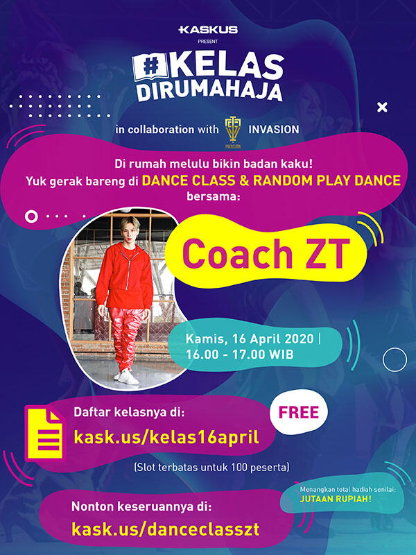 #Kelasdirumahaja Ngajak GanSis Ikutan Dance Class & Random Play Dance With Coach ZT!