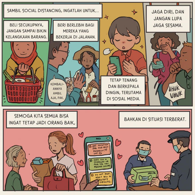 Komik Penuh Arti Tentang Hadapi Virus Corona (Covid-19) 