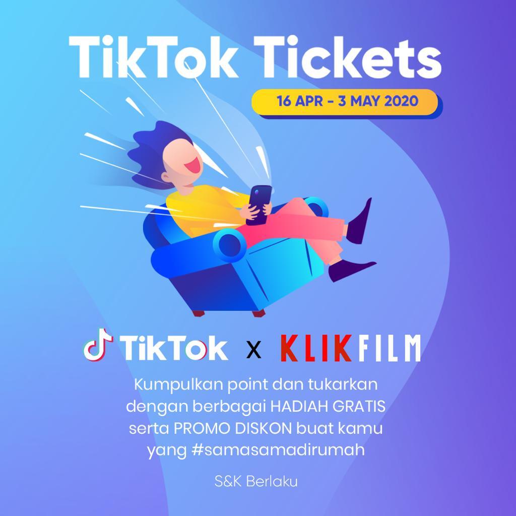 Asik Banget, 3 Bulan Gratis Langganan Klik Film dari TikTok. Caranya?